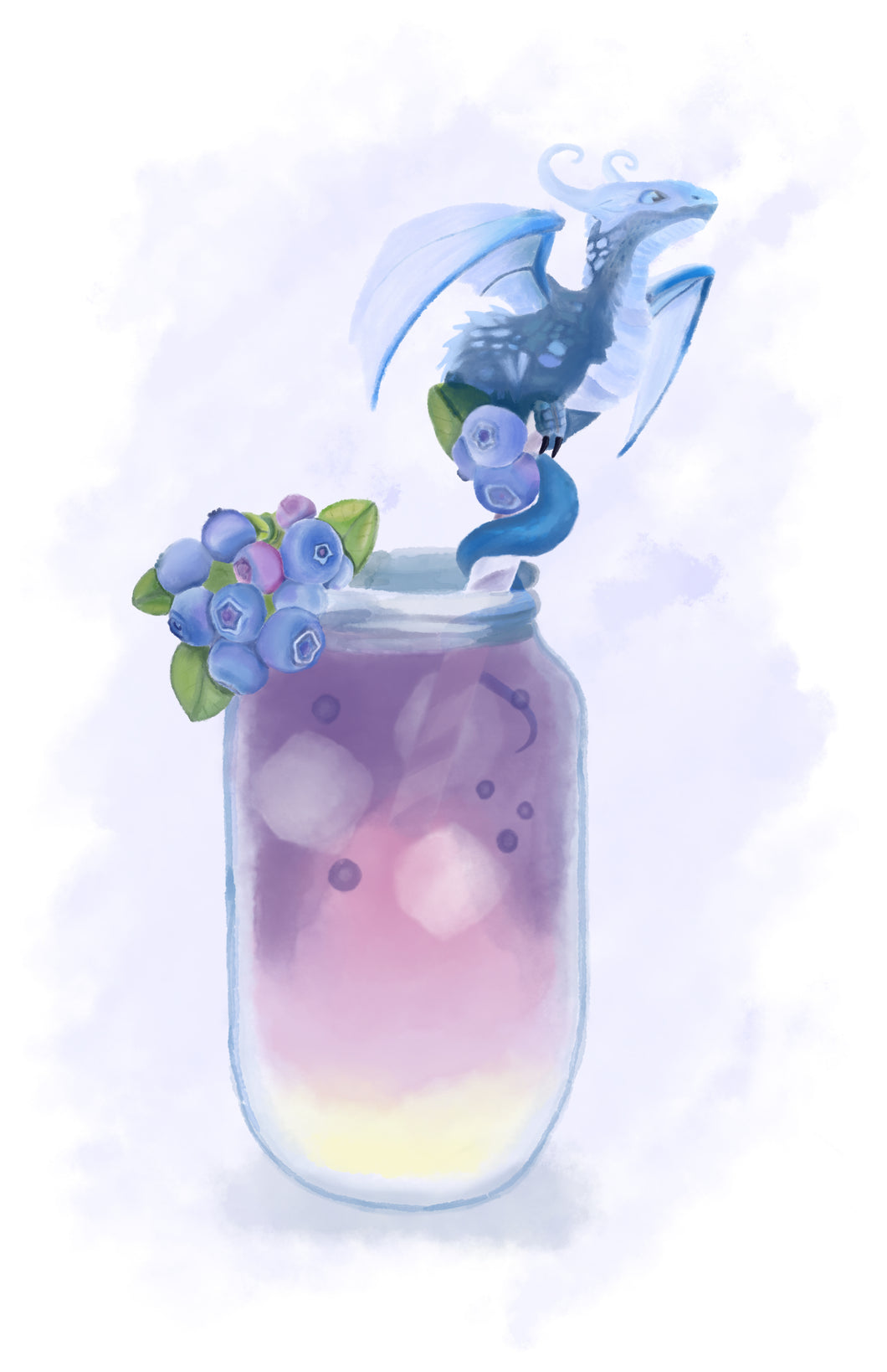 Blueberry Dragon Tea