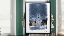 Load image into Gallery viewer, Beautiful Winter Watercolor Print
